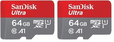 SanDisk Ultra micro SD card + SD adapter 64GB (For Android Smartphones and - Image 1 of 4