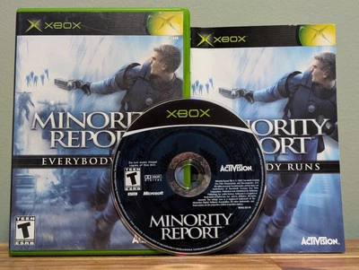 Minority Report Everybody Runs (Microsoft Xbox) CIB - Tested - Near Mint Disc! - Image 1 of 4