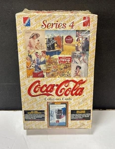 Collect-A-Card Coca Cola 1995 serie 4 carte da collezione scatola sigillata in fabbrica - Foto 1 di 8