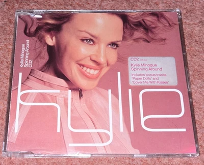 KYLIE MINOGUE-SPINNING AROUND UK 2 X CD-SINGLE SET 2000 REMIXES B-SIDES VIDEO Foto 1 de 2