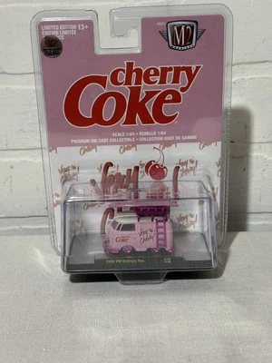 1:64 CHASE M2 Machines 1960 VW Delivery Van Cherry Coke Pink 1 of 750 - Image 1 of 4