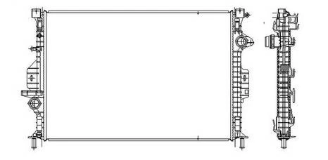 NUEVO MONTAJE RADIADOR PARA VOLVO S60 S80 V60 2007-2015 36002414-5 VO3010123 Foto 1 de 1
