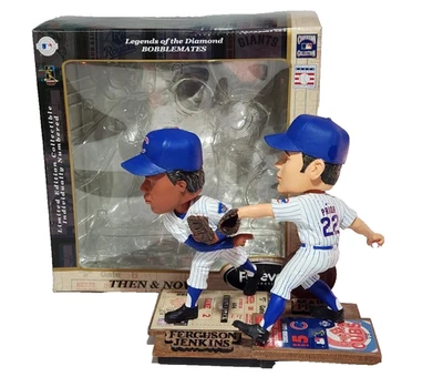 7 Inch Chicago Cubs Fergie Jenkins & Mark Prior Dual Bobblehead - Only 504 Made - Image 1 of 4