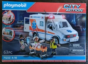 Playmobil #71232 Ambulance City Action Brand New Sealed - Picture 1 of 6