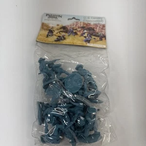 Paragon Scenics & Miniatures: U.S. Cavalry Dismounted # 1/32 12 Fig light Blue - Picture 1 of 7