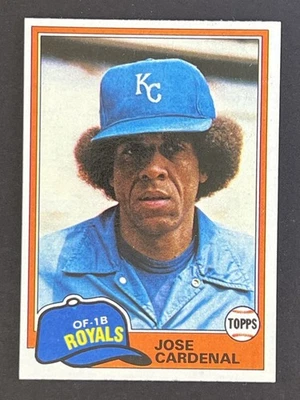 1981 Topps #473 Jose Cardenal Kansas City Royals - Image 1 of 3