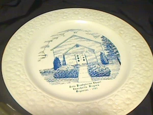 Vintage Presbyterian Church Plate, World Wide Art Studios, Churchville, Virginia - Bild 1 von 3