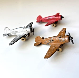 Barclay U.S. Army Airplanes SET OF 3 Slush Cast 1930s Vintage - Picture 1 of 17