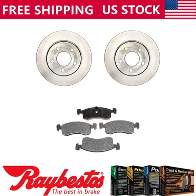 Rotores de freno delanteros + pastillas de freno metálicas herrajes para Dodge Shadow Sundance 1987 Foto 1 de 4