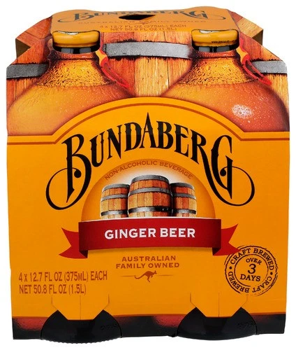 Bundaberg Ginger Beer – 4pk – Case Of 6 – 4-375 Ml