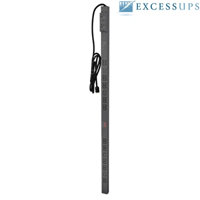 APC AP7541 Basic Rack PDU, Zero U, 200/208V, 30A, Output:(20)C13 & (4)C19 - R... - Image 1 of 3