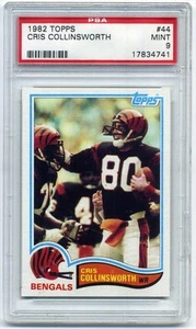 1982 Topps #44 Cris Collinsworth Rookie Card RC PSA 9 Mint Cincinnati Bengals - Picture 1 of 2