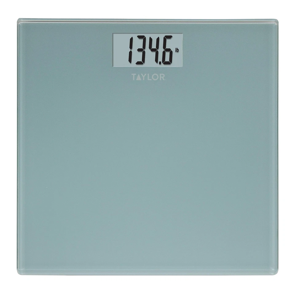 Taylor Digital 400lb Capacity Black/grey Bathroom Scale