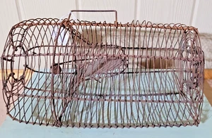 ANTIQUE WIRE MOUSETRAP CATS NOT INCLUDED - Picture 1 of 7