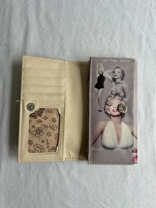 Marilyn Monroe Checkbook Wallet Coin Purse - Picture 1 of 4