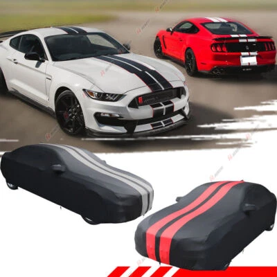 Cubierta completa de auto interior elástica para manchas personalizada para Mustang Shelby GT350 GT350R GT350 Foto 1 de 4