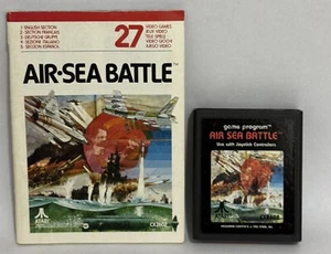 VINTAGE 1979 ATARI 2600 ELECTRONIC GAME & MANUAL - Air Sea Battle - Picture 1 of 1