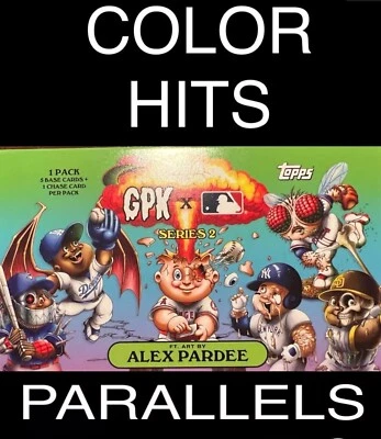 Parallels 2022 Topps MLB X GPK Series 2 Alex Pardee Complete Your Set GPK U Pick - Image 1 of 3