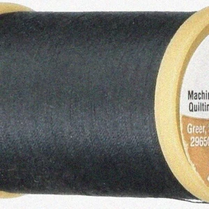 QuiltMaster Black Cotton Thread - 350 Yards - Picture 1 of 3