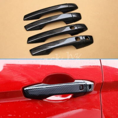 Чехол из углеродного волокна с дверной ручкой без ключа для Mitsubishi Eclipse Cross 2018-2024 - Изображение 1 из 4