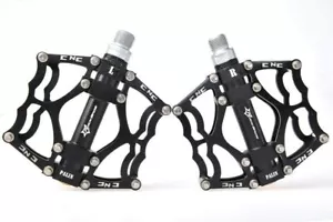 ROCKBROS Bike Pedal Aluminum Alloy 9/16" Anti-slip Pedals 2 Sealed Bearings - Picture 1 of 19
