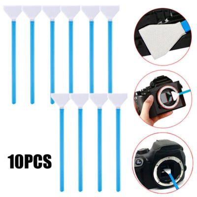 10pcs Professional Sensor Cleaning Kit Cleaner Swab for Digital Camera CCD CMOS  - Image 1 of 4