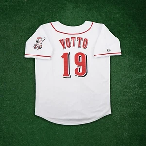 Joey Votto Cincinnati Reds Men's Home White Jersey w/ Team Patch - Picture 1 of 7