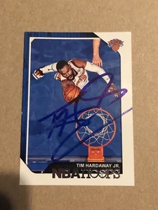 Tim Hardaway Jr. Autographed 2018-2019 NBA Hoops New York Knicks Signed #18 - Picture 1 of 1