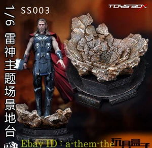 Figura de acción TOYS-BOX Apply To 1/6 HT 12" HOTTOYS DAM Thor Escena Plataforma MODELO - Imagen 1 de 11