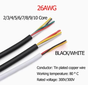 26AWG UL2464 PVC-Kabel 2/3/4/5/6/7/8/9/10-adrig Signal Flexibler Kupferdraht - Picture 1 of 6