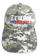 Trump 2020 Hat Desert Camouflage American Embroidered Outdoor Baseball Cap READ!