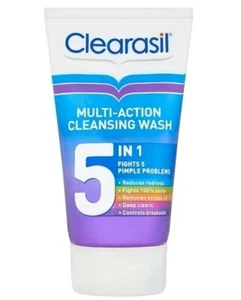 CLEARASIL 150ML EXFOLIATING SCRUB - MULTI-ACTION 5-IN-1 FORMULA - Picture 1 of 3