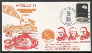 Apollo 11, due FDC luglio 1969, Cape Canaverall, Sc #1371, 6c - Foto 1 di 2
