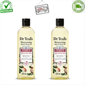 Dr Teal's Shea Butter Moisturizing Bath & Body Oil, Daily Use, 8.8 fl oz, 2 Pack - Picture 1 of 12