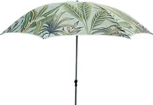Sonnenschirm khaki grün Ø 178 cm Schirm Balkonschirm Strandschirm UV-Schutz UPF - Bild 1 von 6