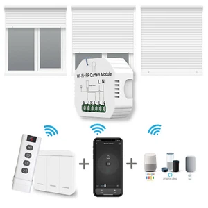 CENTRALINA PER TAPPARELLE SERRANDE TENDE WIFI TELECOMANDO DOMOTICA SMART LIFE - Imagen 1 de 16