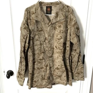 USMC Marines Shirt Jacket  Digital Camo Desert Medium Regular Camouflage Marpat - Picture 1 of 7