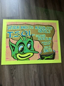 TSOL LINDSEY KUHN POSTER LITHOGRAPH PUNK ROCK 17x23 SIGNED AND NUMBERED - Picture 1 of 5