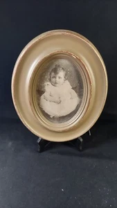 Old Style WOODEN OVAL PICTURE FRAME, Rustic Aged New. - Bild 1 von 5