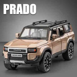 1:32 Toyota Land Cruiser Prado SUV 2024 Alloy Die Cast Toy Car Model Sound Light - Picture 1 of 27