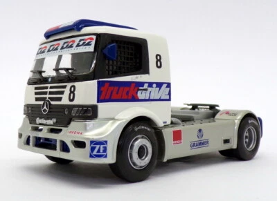 Corgi 1/43 Scale TY97034 - Mercedes Benz Racing Truck - #8 White/Silver - Image 1 of 4