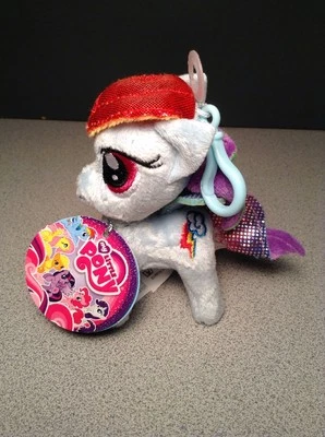 NUEVO Peluche Aurora World - My Little Pony - RAINBOW DASH Clip-On 4,5 pulgadas Azul Foto 1 de 4