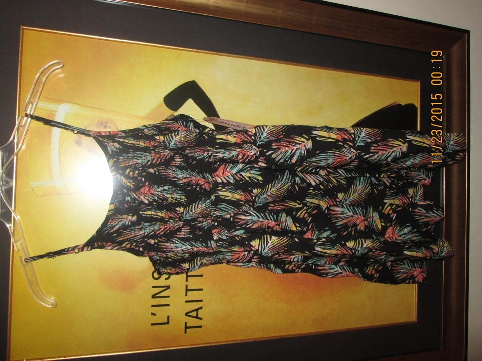 VESTIDO SKATER NIÑA MUDD SMOCKED TOP TALLA 14 1/2 ESTAMPADO NEGRO Foto 1 de 1