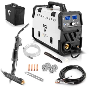 STAHLWERK MIG/MAG 200 Pulse Pro fully synergic 5in1welding machin with aluminium - Picture 1 of 14
