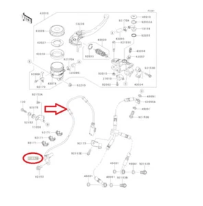 Kawasaki Ninja ZX-10R 11-2015 Sensor, Vorderrad 21176-0150 ABS Anti Lock Bremse - Bild 1 von 2