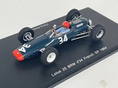 1/43 Spark F1 Lotus 25 BRM #34 1964 French G.P. C.Amon  S1613 TN226 - Image 1 of 4