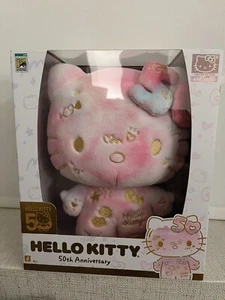 2024 SDCC Jazwares Exclusive Hello Kitty 50th Anniversary Plush NEW 1 of 1000 - Picture 1 of 3