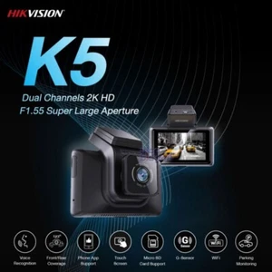 HikVision K5 2K 1440P HD WiFi Dual Dash Cam Night Vision Car Camera DVR 64G eMMC - Picture 1 of 7