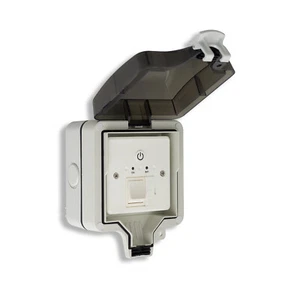 Waterproof Case with WIFI Fused Spur Timer Wall Controller For Electric Heaters - Picture 1 of 4