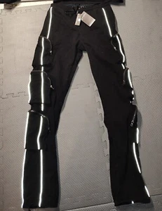 Pantalones American Stitch. Pantalones tácticos cargo negros talla pequeña para hombre. Nuevo con etiquetas - Imagen 1 de 7